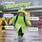Waterproof Kids Rain Poncho with Hood