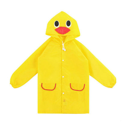 Waterproof Kids Rain Poncho with Hood