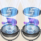 Dual Head Oscillating Ceiling Fan