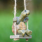 🏆Surprise Price: Only £9.99!!!🐢Whimsical Turtle Swing Decor🌿