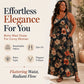 Women's Plus Size V-Neck Sleeveless Maxi Dress