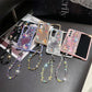 Special Offer: Sparkling Goldfish Glitter Case for Samsung Z Fold | Luxury Rhinestone Folding Phone Cover with Wrist Strap | Shockproof Acrylic Hard Case