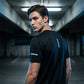 🔥Hot Sale 49% Breathable Men Fitness Training Top, Stretch Sweat Resistant Sports Tee, All-Purpose Athletic Shirt for Daily Training Outdoor Exercise