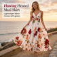 Women's Printed Spaghetti Strap Maxi Dress