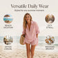 Women's Loose-Fit Top & Shorts 2-Piece Set