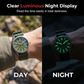 🌙 Glow-in-the-Dark Hands Quartz Watch — Classic Design