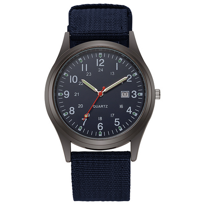 🌙 Glow-in-the-Dark Hands Quartz Watch — Classic Design