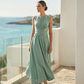 📢📢50% OFF !! ⏰Women's Sleeveless Round Neck Wrap-Waist Maxi Dress