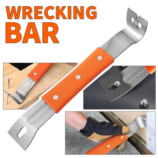 📢📢50% OFF !! ⏰Multifunctional Stainless Steel Wrecking Bar