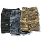Men's Casual Elastic Waist Cargo Shorts