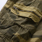 Men's Casual Elastic Waist Cargo Shorts