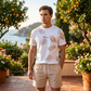 Men's Summer Printed 2-Piece Set