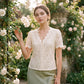 🌸 Women's Casual V-Neck Short Sleeve Lace Top | Delicate Lace Detail, Relaxed Fit & Effortlessly Feminine