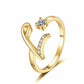 ⏳Limited-time 50% off⏰Adjustable Sparkle Initial Ring for Women💍