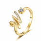 ⏳Limited-time 50% off⏰Adjustable Sparkle Initial Ring for Women💍