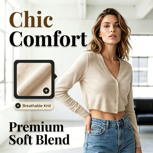 🧥 2026 Sale — Over 72,000 Sold!✨Women Thin Cropped Cardigan Button Front Summer Shawl for Slip Dress