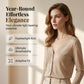 🧥 2026 Sale — Over 72,000 Sold!✨Women Thin Cropped Cardigan Button Front Summer Shawl for Slip Dress
