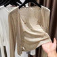 🧥 2026 Sale — Over 72,000 Sold!✨Women Thin Cropped Cardigan Button Front Summer Shawl for Slip Dress