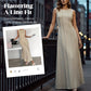 Women's Sleeveless Pleated A-Line Maxi Dress