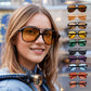 🔥2026 Hot Sale 50% OFF Only￡8.88✨⚡ 50K+ SOLD! 🎁😎🕶️ Lightweight Retro Summer Sunglasses With Uv Protection – Vintage Frame, Classic Style, All-Day Comfort. Perfect For Driving, Beach & Daily Wear! 🌊🚗✨