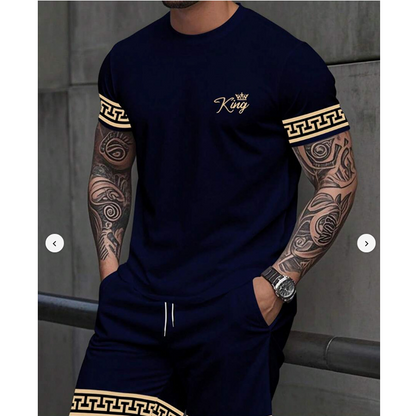 🎉 2026 Sale — Over 32,000 Sold! 🌀 Men’s 3D Print 2-Piece Set – Bold ☀️