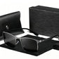 📢📢50% OFF !! ⏰Retro Square Metal Frame Sunglasses