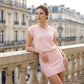Women's Summer Pointelle Knit 2-Piece Set