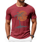 🎉 LIMITED TIME 50% OFF! 👕 Men's Casual Short Sleeve T-Shirt – Breathable Cotton Blend & Stylish Coconut Graphic 🌴