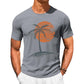 🎉 LIMITED TIME 50% OFF! 👕 Men's Casual Short Sleeve T-Shirt – Breathable Cotton Blend & Stylish Coconut Graphic 🌴