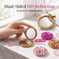 Elegant Rose Gold Folding Makeup Mirror