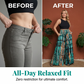 🎉 2026 Sale — Over 83,000 Sold!💞 Women's Smocked High-Waist Wide-Leg Trousers – Effortless Elegance 🌿