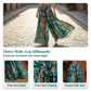 🎉 2026 Sale — Over 83,000 Sold!💞 Women's Smocked High-Waist Wide-Leg Trousers – Effortless Elegance 🌿