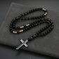 Men's Retro Necklace with Cross Pendant