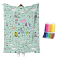 ⏳Time-Limited Special⏰Creative Cozy Colouring Blanket Kit – Colour, Wash & Create Again 🧸