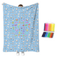 ⏳Time-Limited Special⏰Creative Cozy Colouring Blanket Kit – Colour, Wash & Create Again 🧸