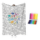 ⏳Time-Limited Special⏰Creative Cozy Colouring Blanket Kit – Colour, Wash & Create Again 🧸