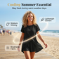 📢📢50% OFF !! ⏰Solid Color Short Sleeve Wrap Top and Shorts Lounge Set