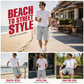 Men's Casual Drawstring 3/4 Shorts