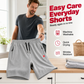 Men's Casual Drawstring 3/4 Shorts