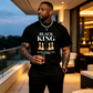 👕📏 LIMITED TIME 50% OFF! ♟️Men's Plus Size Chess Slogan Tee – Bold print & relaxed fit – Wear your game with pride.