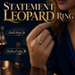Vintage Leopard Print Oval Ring