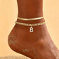 🌸 LIMITED TIME 50% OFF! ✨ Dainty Layered Gold Initial Anklets – Elegant Design, Lightweight & Adjustable – Perfect for Everyday Charm & Gifting 💛