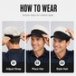 Creative Wig Sun Visor Hat