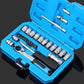 🔧29-Piece Ratchet Socket Wrench Set with Carrying Case🛠️