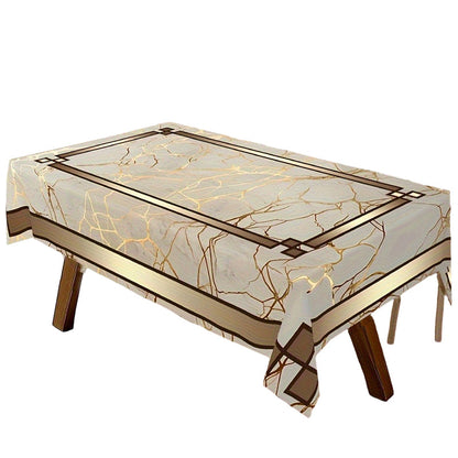 🛡️🧽 50% OFF! 🌊Waterproof Marble Tablecloth – Stain-proof & easy-clean.