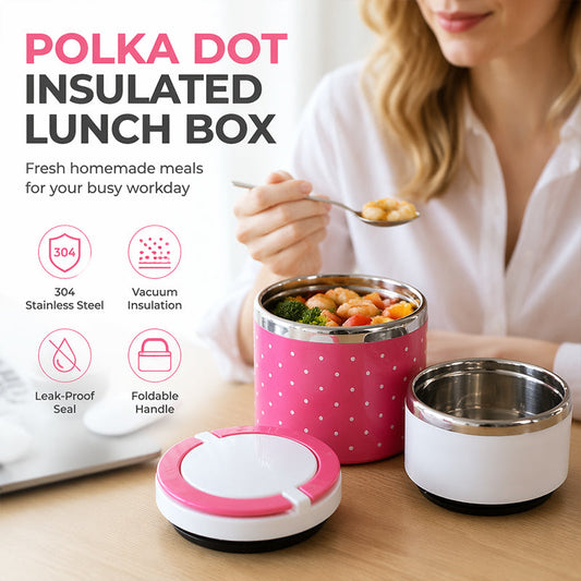 Portable Insulated Stainless Steel Lunch Box