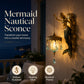 Hand-Painted Mermaid Wall Sconce – Nautical & Artisan Design