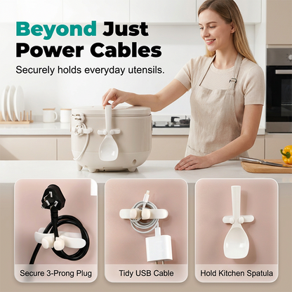 📢📢50% OFF !! ⏰Self-Adhesive Silicone Appliance Cord Organizer