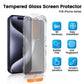 📱 Dust-Free Tempered Glass Screen Protector – Easy-Apply with Alignment Tray, Bubble-Free & Fingerprint Resistant, 9H Hardness 🛡️✨