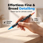 Dual-Tip Glitter Markers Set – 24/48/72/96/120 Colors Shimmering Art Pens with Fine & Brush Tips, Quick-Drying Water-Based Ink